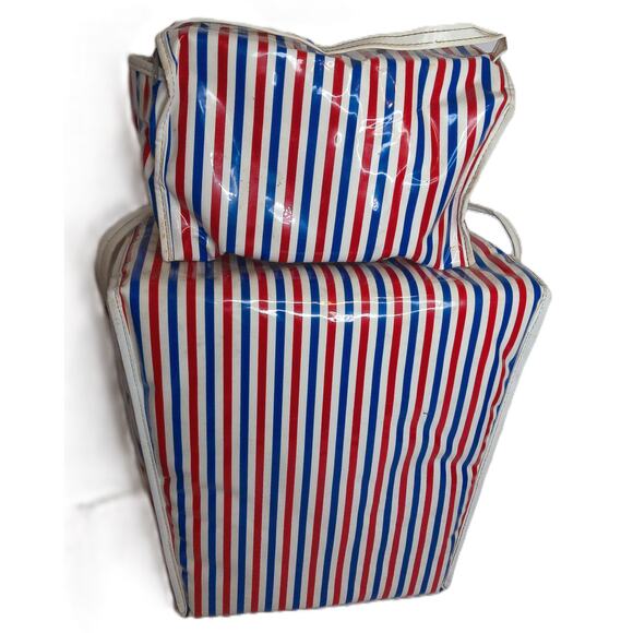 Vintage Prepac Vinyl Cooler Tote Set READ - Picture 12 of 12